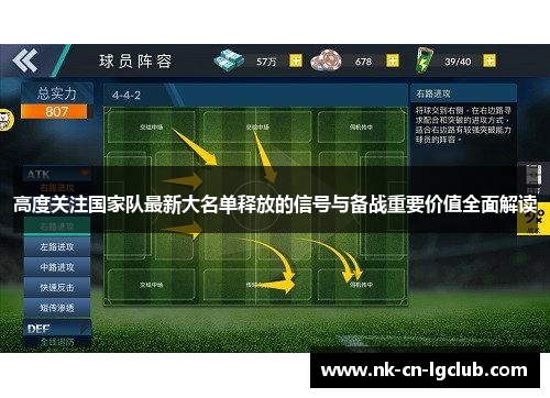 高度关注国家队最新大名单释放的信号与备战重要价值全面解读 高度关注国家队最新大名单释放的信号与备战重要价值全面解读